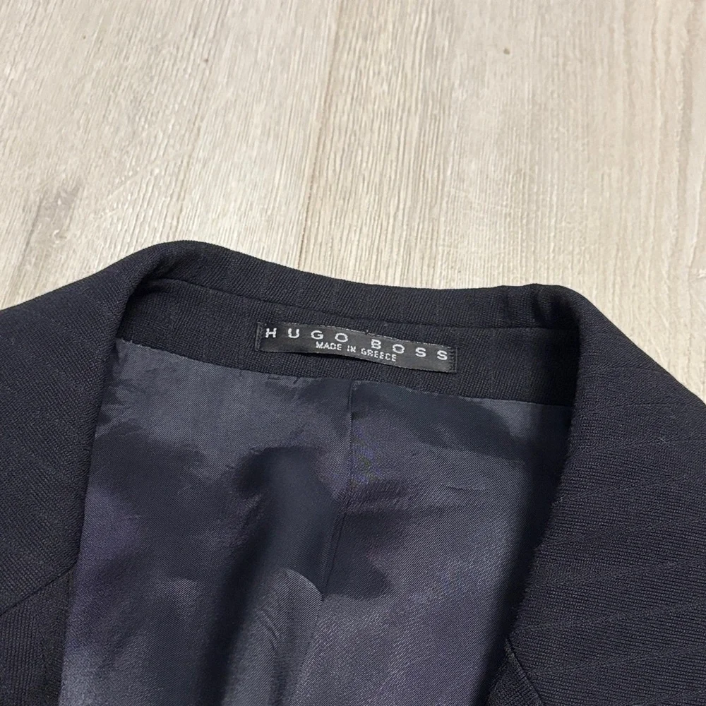 🔥BUNDLESALE 46L Hugo Boss Virgin Wool Classy Pinstripe Blazer Sports Coat Jacket